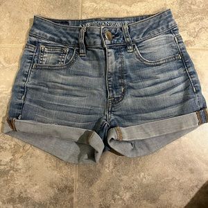 American Eagle Demin Jean Shorts size 0